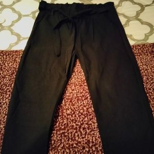 Black worn for 2 min dress pants with front tie